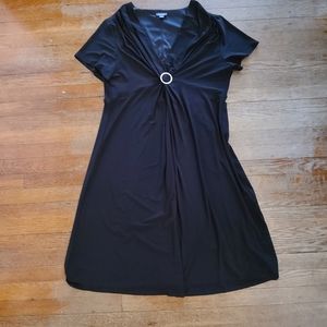 Black Dress Classic Versatile Special Occasion 20W Dressbarn Woman NWOT